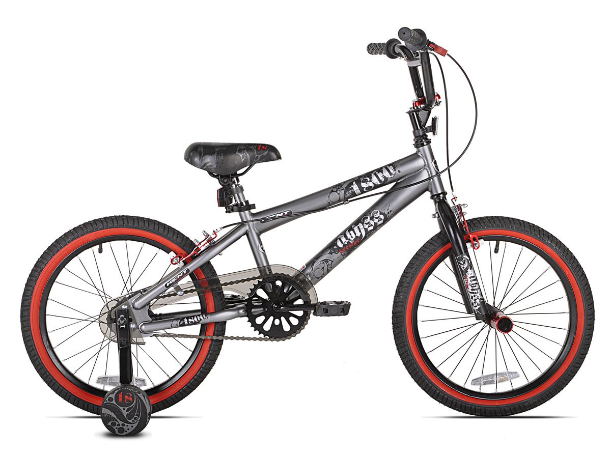 Bicicleta Bmx Kent Rodada 18" Gris Para Niño De 5 A 9 Años Color Gris