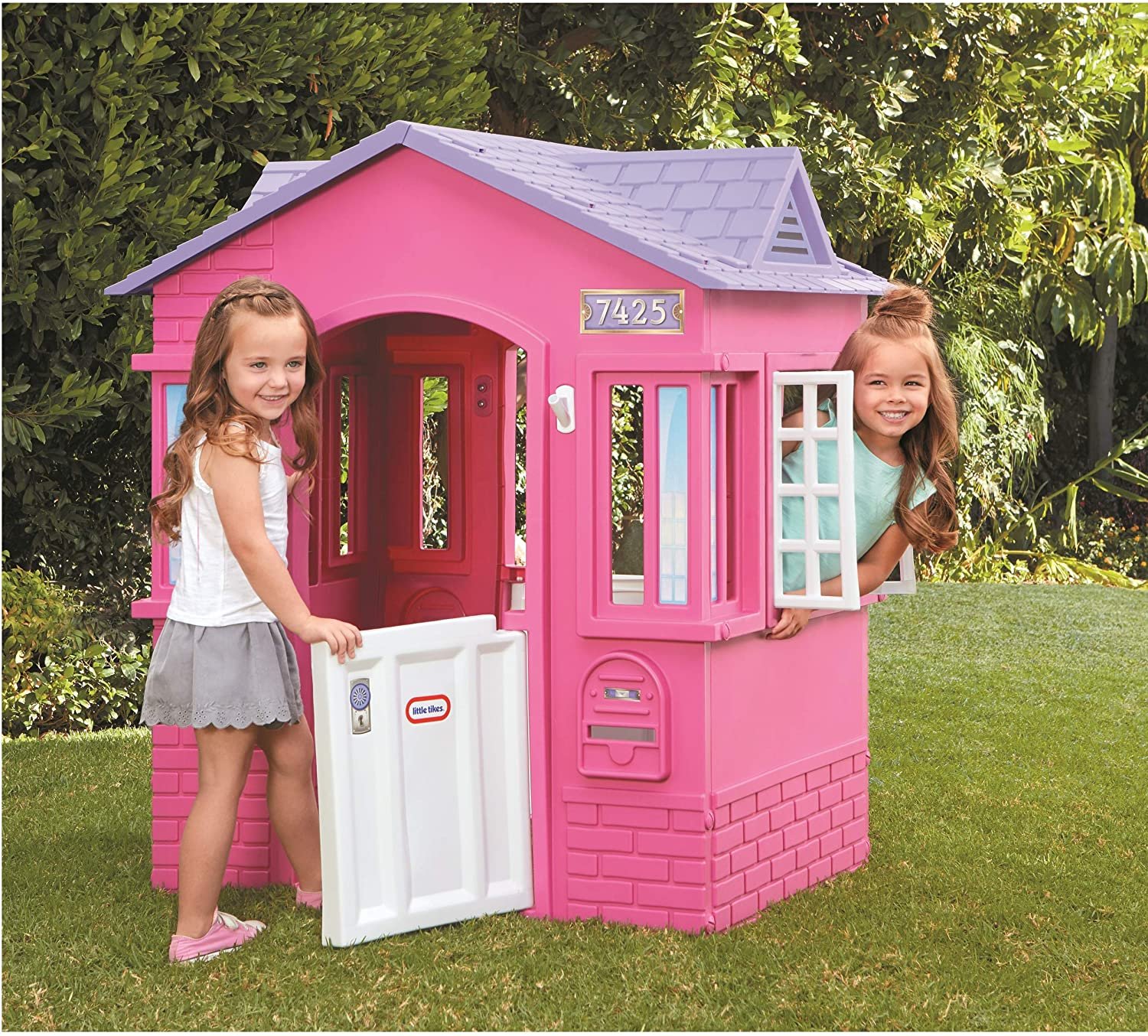 Casa De Juego Jardin Patio Little Tikes Rosa