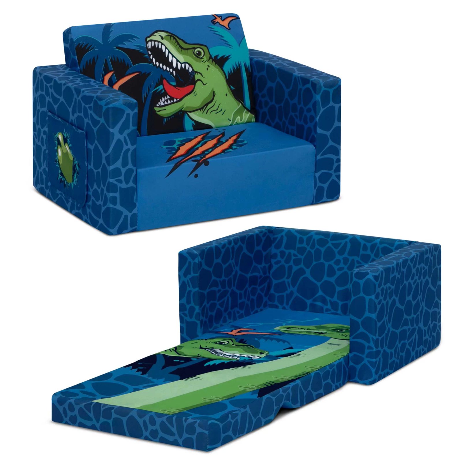 Sillón infantil 2 en 1 Delta Children Dinosaurio